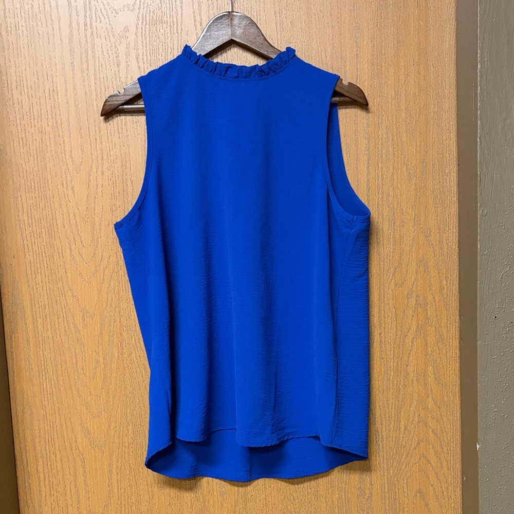 MTS Royal Blue Sleeveless Blouse